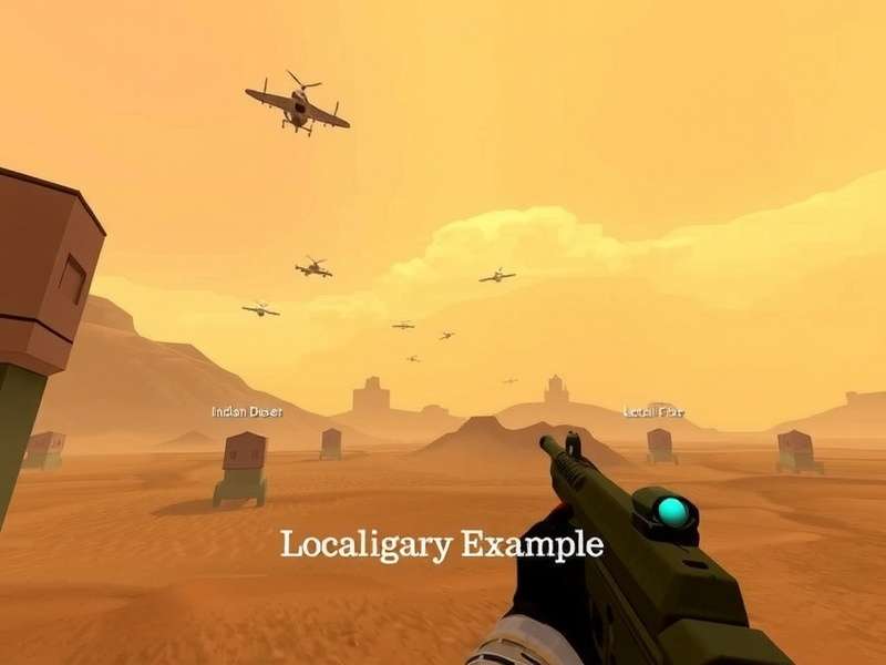 Indian Desert Warzone Gameplay Screenshot